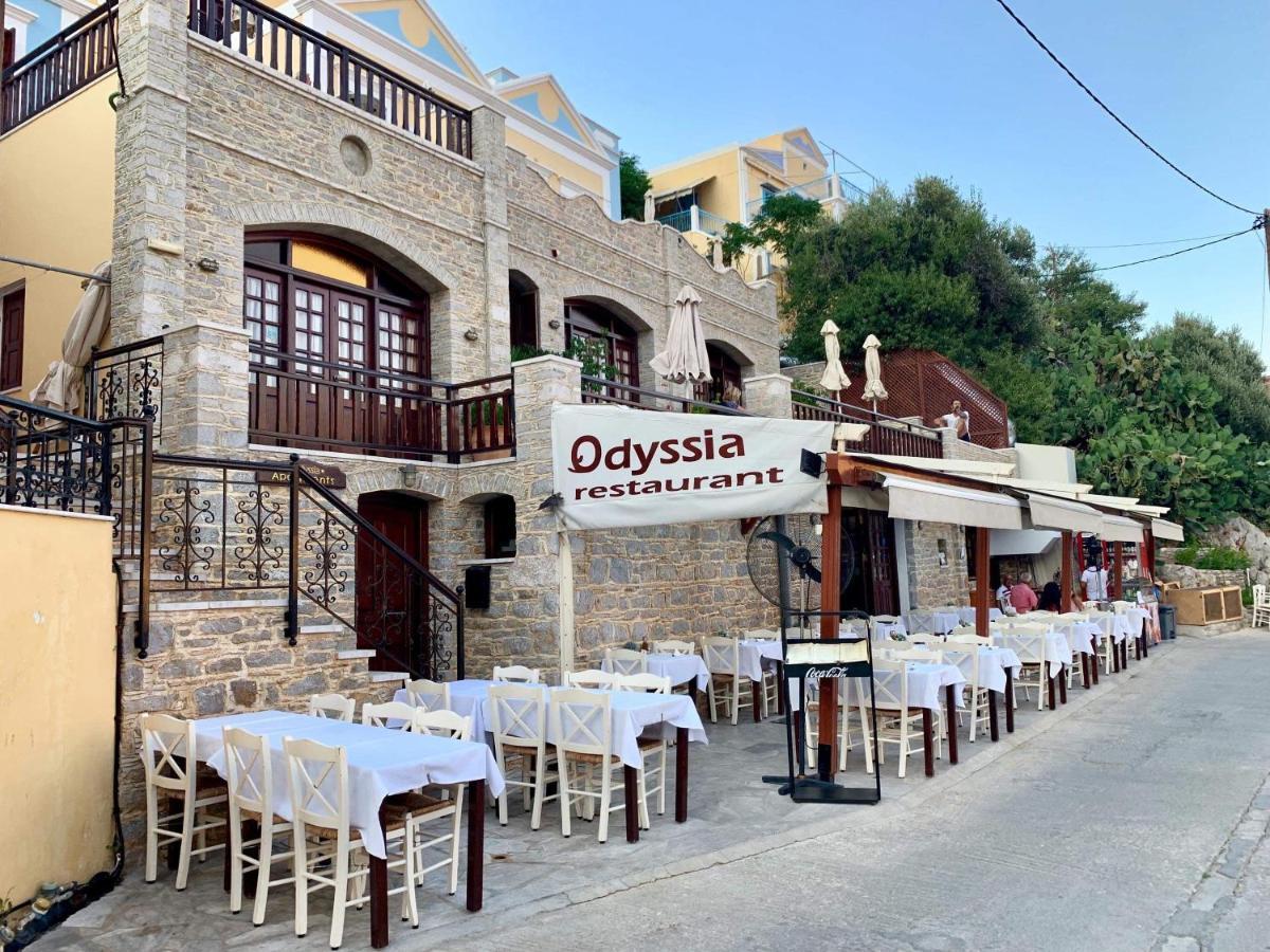 Odyssia Lägenhet Symi Exteriör bild