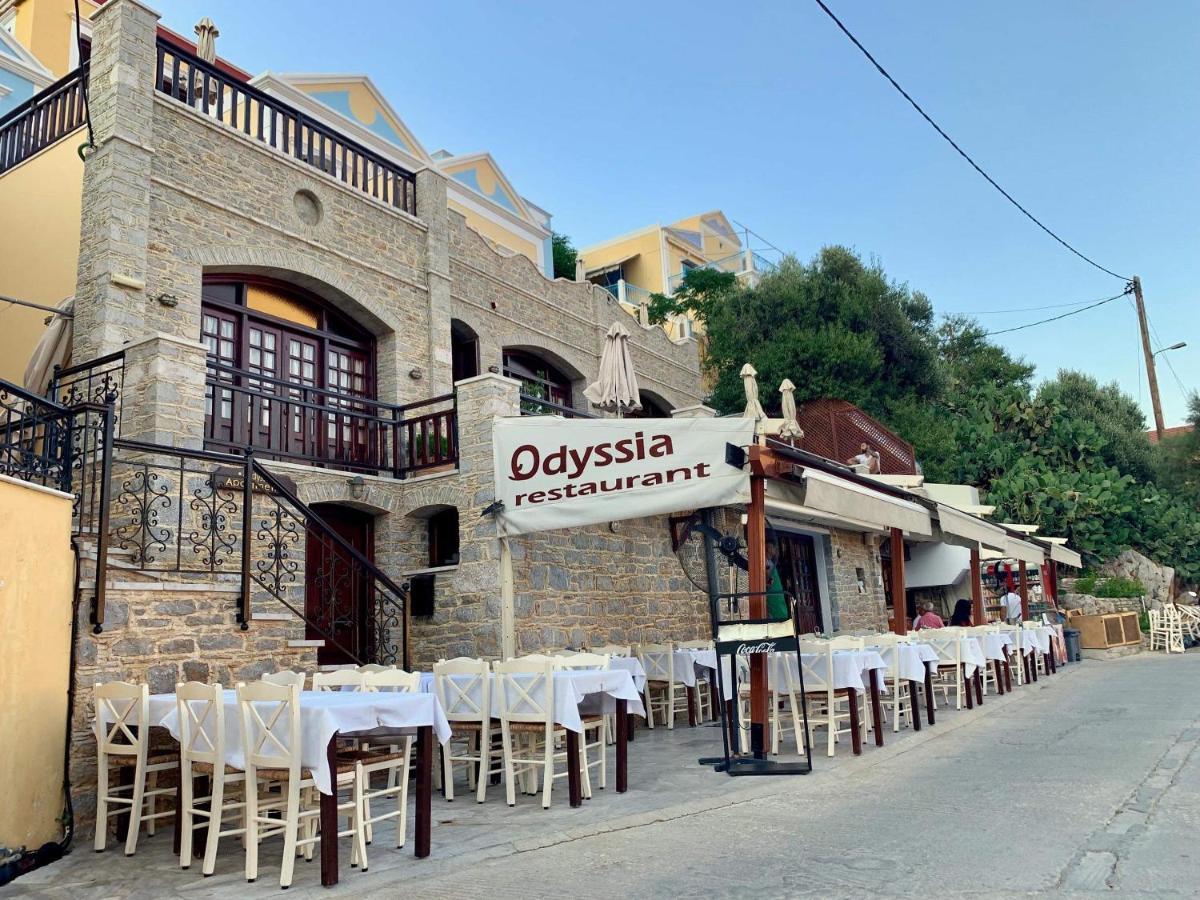 Odyssia Lägenhet Symi Exteriör bild
